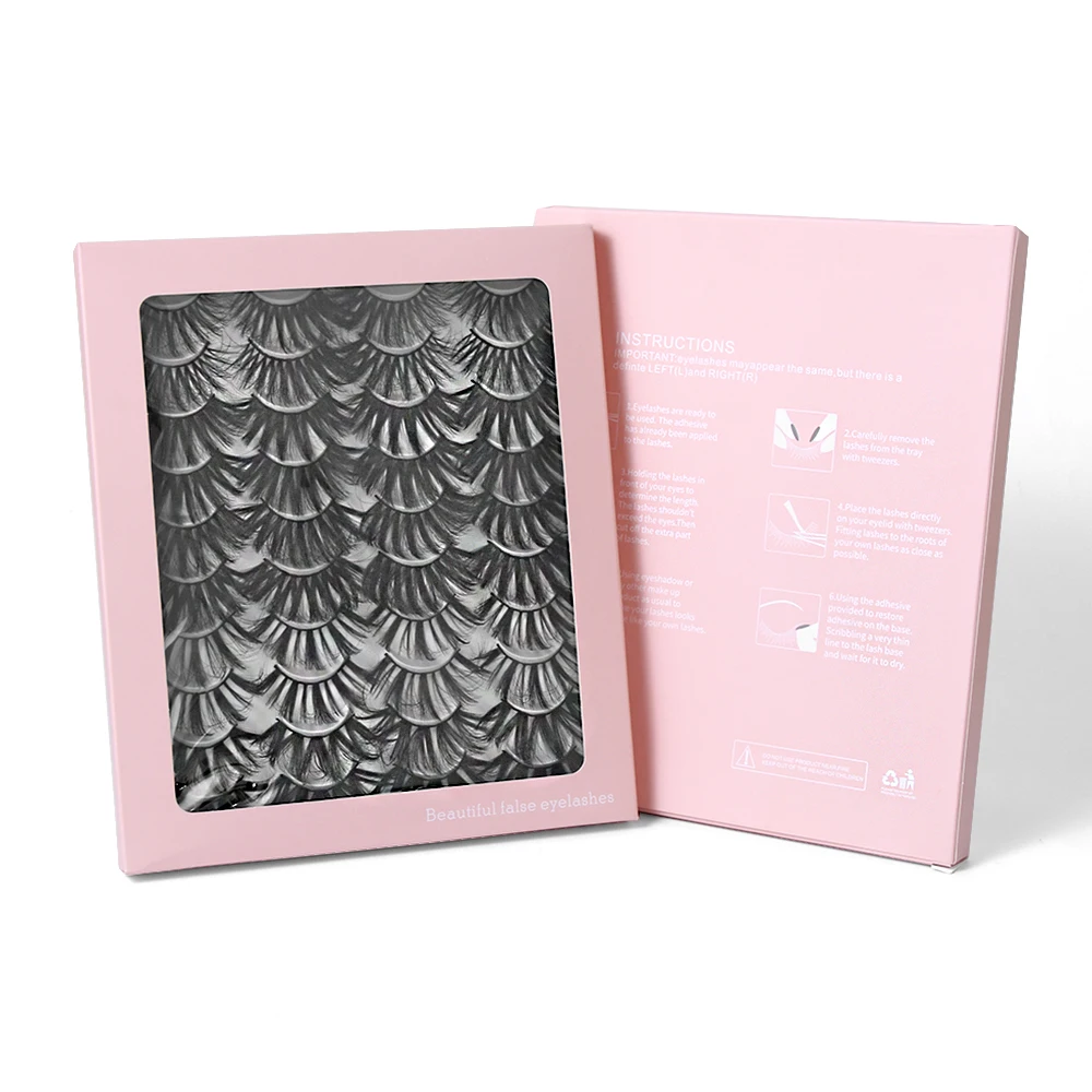 20 пар мм Искусственные норковые накладные ресницы драматические длинные 3D для