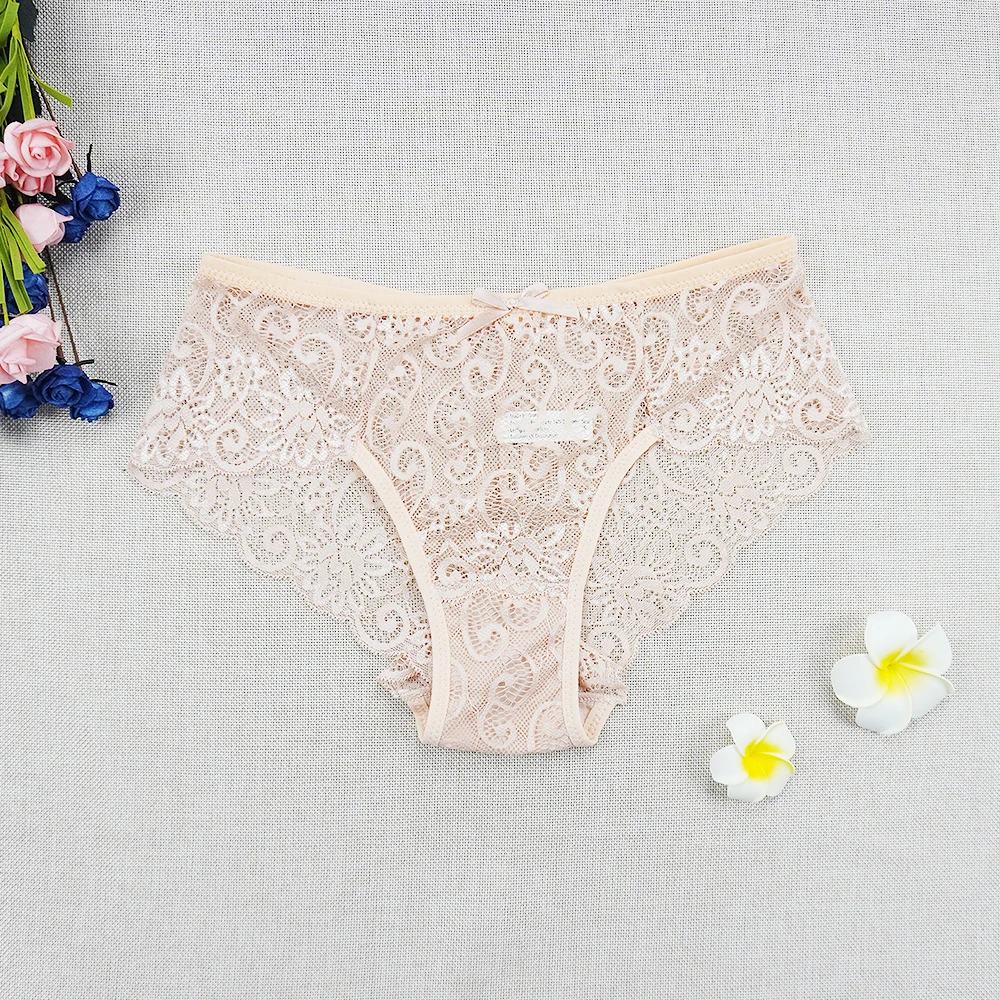 Женские полные кружевные прозрачные трусики брифы трусы сексуальные модные