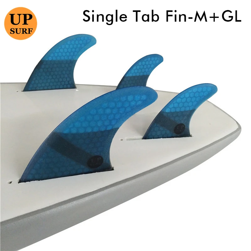 Плавники с одной лямкой M/GL для серфборда Quad плавник Сотами стекловолоконная