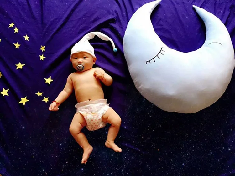 2018 Moon Подушка для новорожденных плюшевая Детская комната Декор постельные