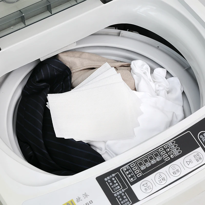 

50 PCS Color absorption cloth for clothes, color absorption film for laundry, anti-cross-dyeing clothes mixed wash masterbatch