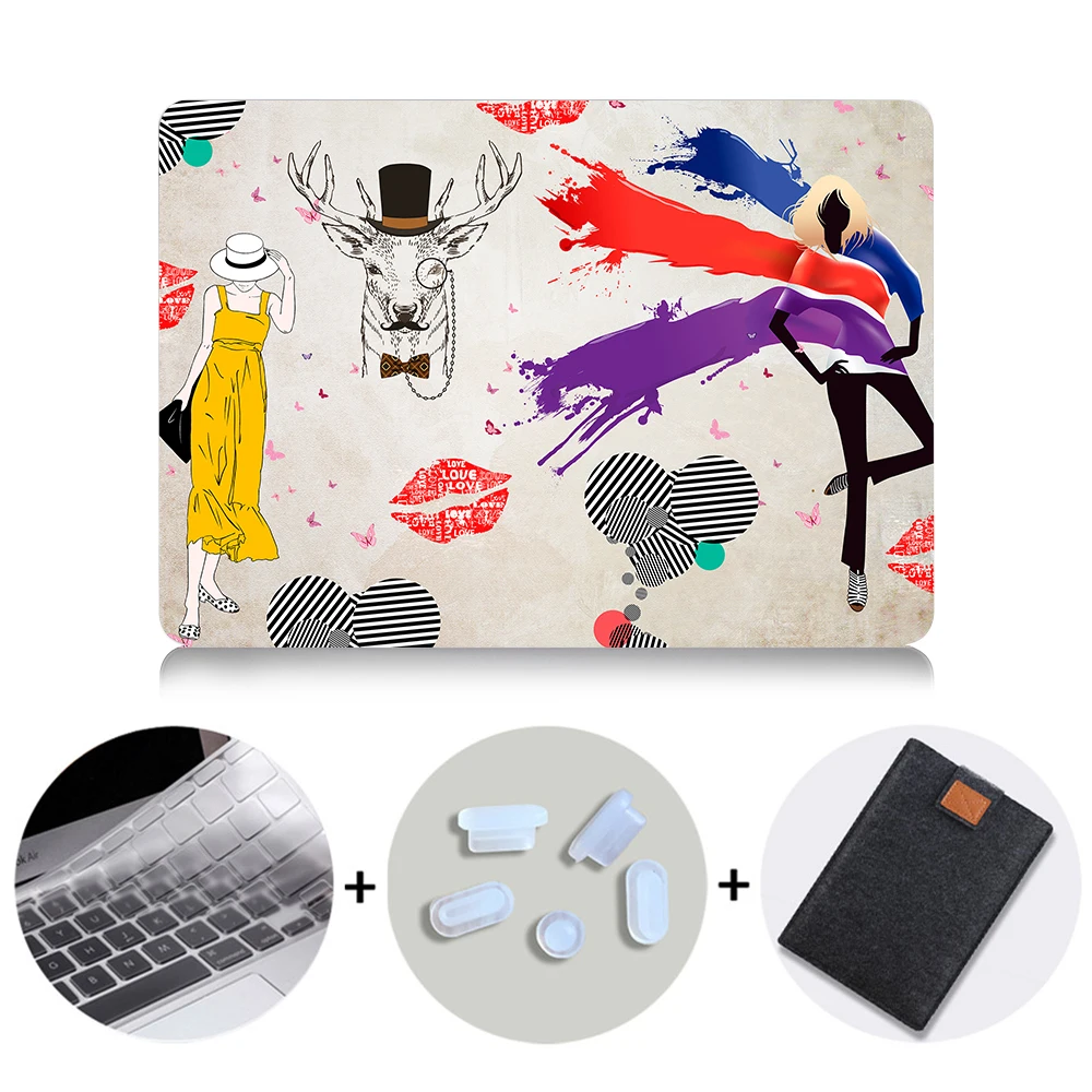 MTT чехол в стиле ретро для Macbook Air 11 13 Pro 13,3 16 15 retina с сенсорной панелью для apple mac book 12 дюймов a1534 чехол для ноутбука - Цвет: MB06