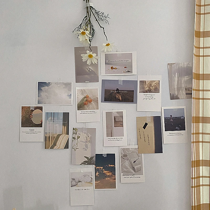 30 листов Ins художественное украшение Набор открыток простой стиль фото открытка