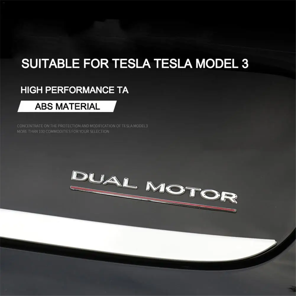 Двойной двигатель наклейки 3D металлический автомобиль задний багажник эмблема