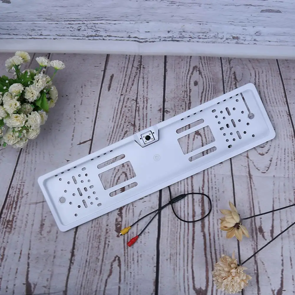 Водонепроницаемый Европейский автомобильный номерной знак рамка LED резервная