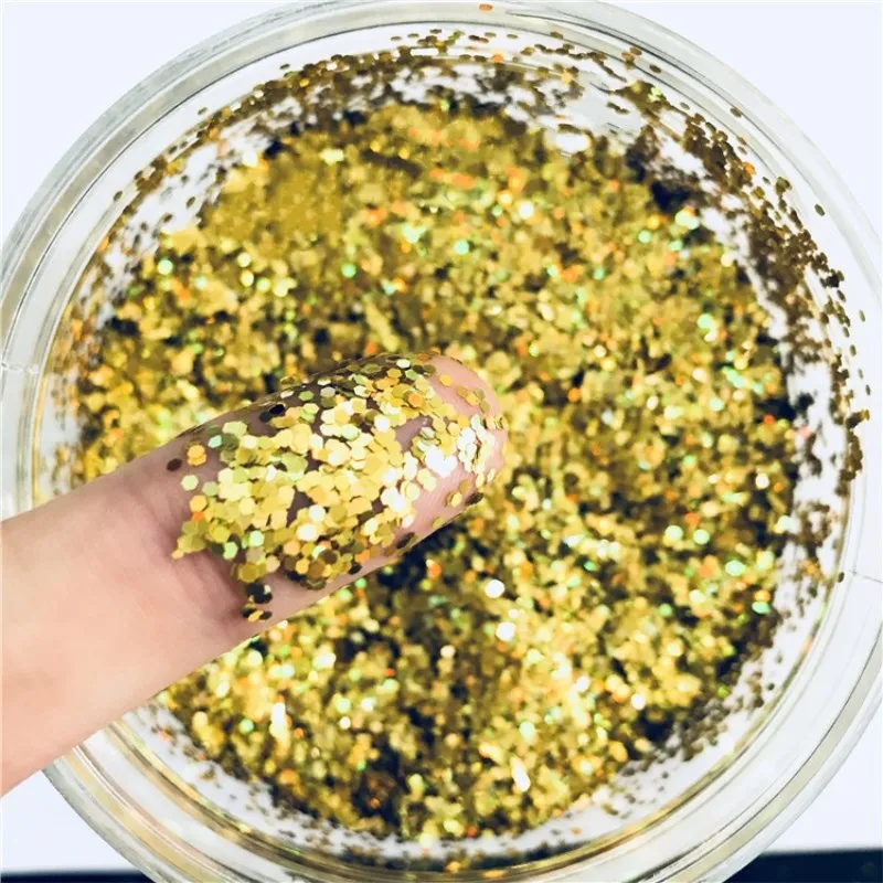 Ультратонкие Блестки для домашних животных 1 мм лазерные блестки в горошек 3D