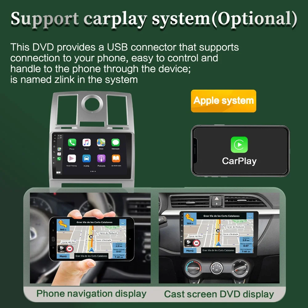 Автомагнитола 2DIN на Android 10 0 DSP RDS IPS GPS-навигация Wi-Fi CarPlay мультимедийный плеер для