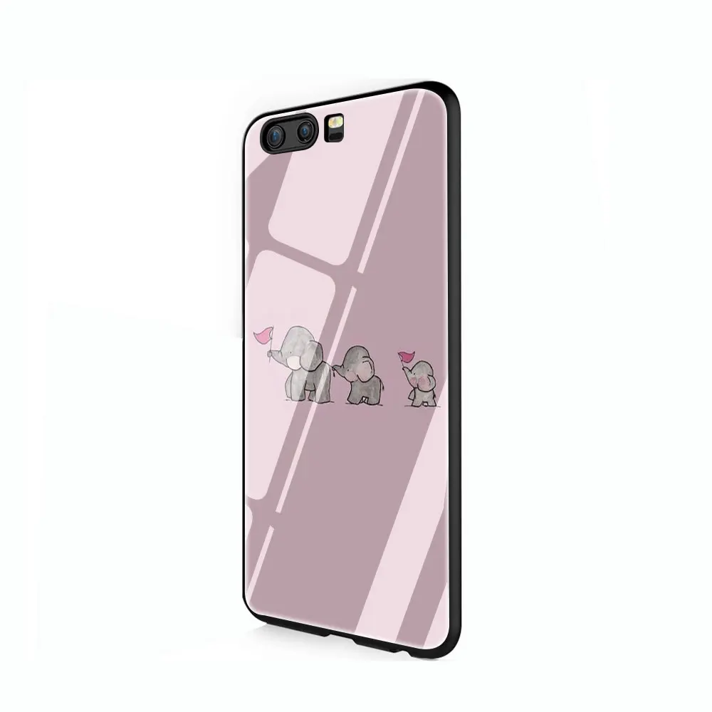 G9 Милый чехол из закаленного стекла Dumbo чехол для Huawei P10 P20 P30 mate 20 Honor 9 10 Lite Pro 7A 8X P Smart - Цвет: G9