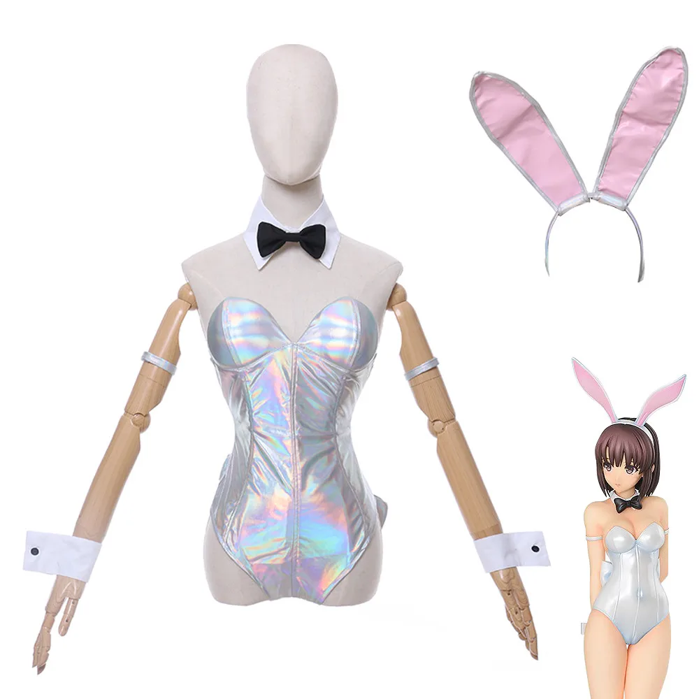 

2021 Anime The Cultivating Way Katou Megumi Cosplay Costume Bunny Girl Sexy Ladies Dress Daily Women Carnival Party Uniform