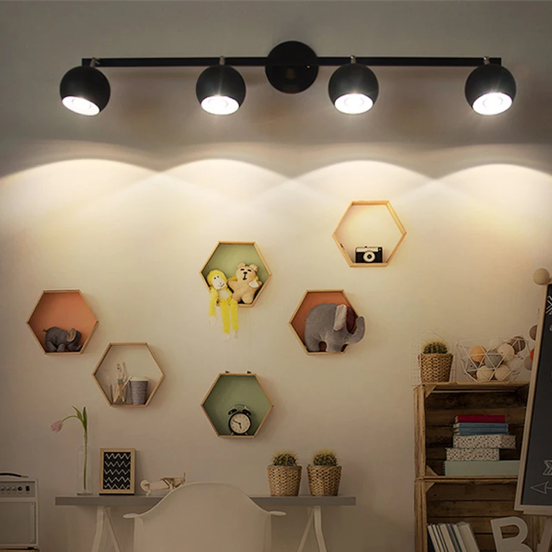 Винтажный Железный Лофт промышленный прожектор круглая Регулируемая люстра