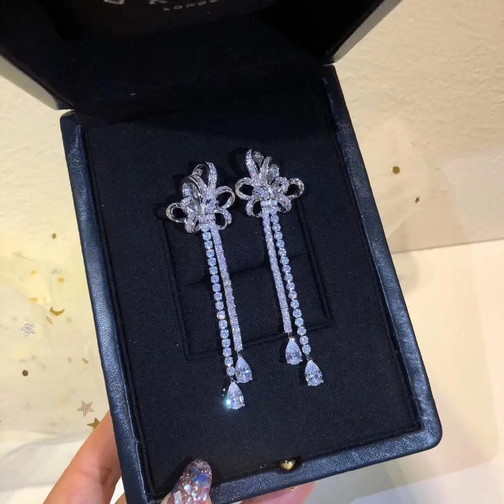 Роскошный Асимметричный галстук-бабочка с бабочкой из стерлингового серебра 925