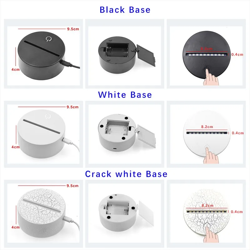 

The Blade of Ghost Slayer 3D illusion Desktop Lamp Decoration LED Variable Light Sensor Illumination Bedside Night Light