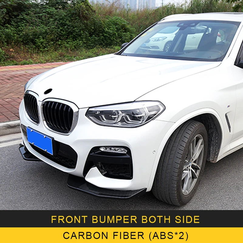 Gelinsi для 2018 2019 BMW X3 G01 X4 G02 автомобильный передний бампер губ Наборы тела дефлектор