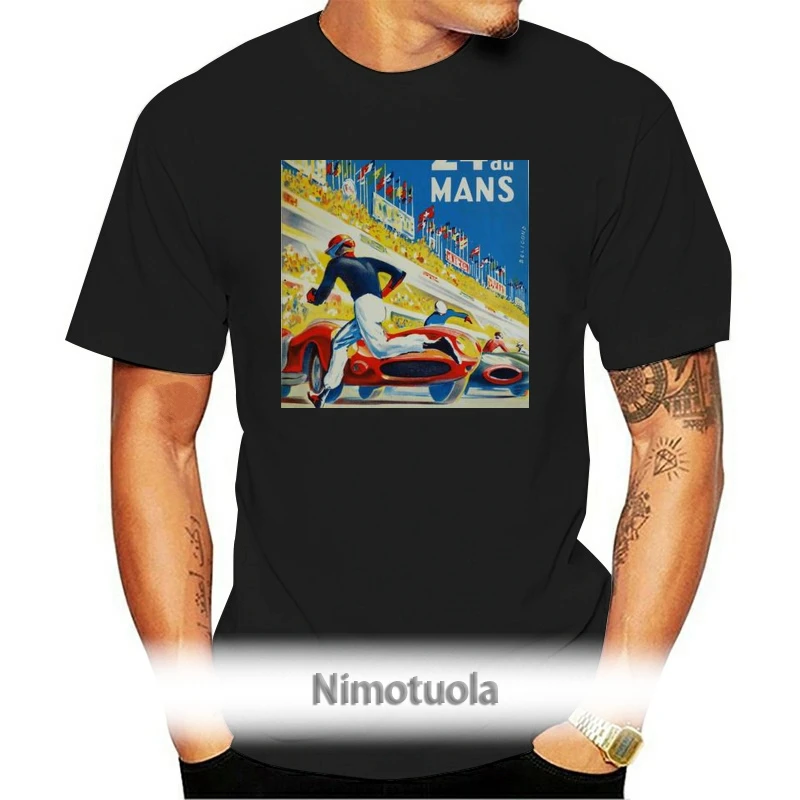 

Men Short Sleeve Tshirt 24hs Le Mans 1959 Unisex T Shirt Women t-shirt