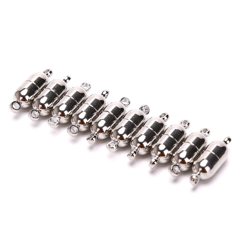 

10Pcs Magnetic Clasp Buckle Hook Connectors DIY Making Jewelry Craft