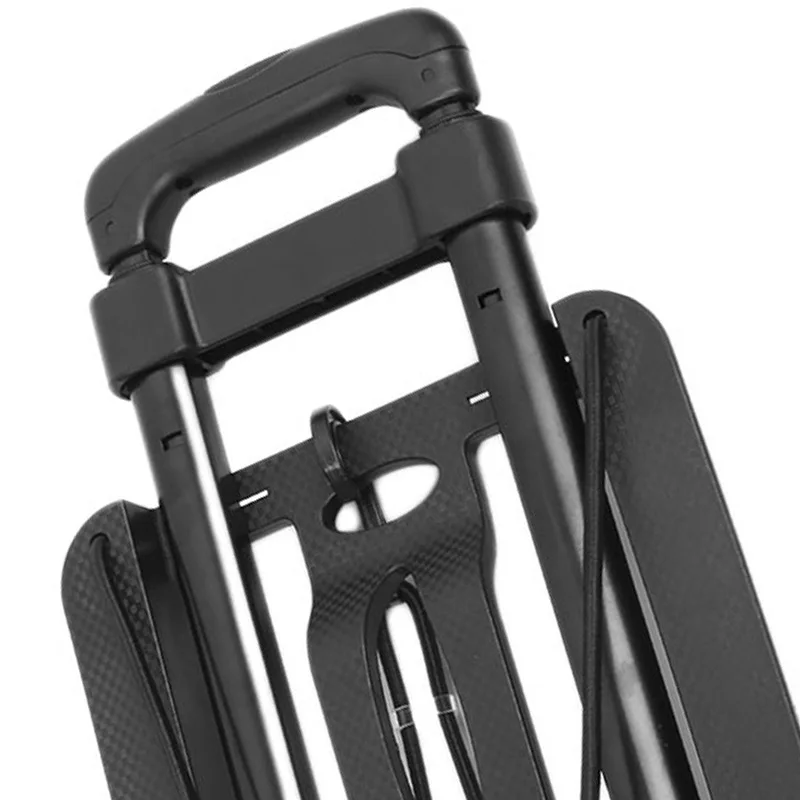 

Folding Luggage Shopping Cart 40Kg Aluminum Alloy Car Folding Luggage Cart Portable Travel Trailer Household Luggage Cart