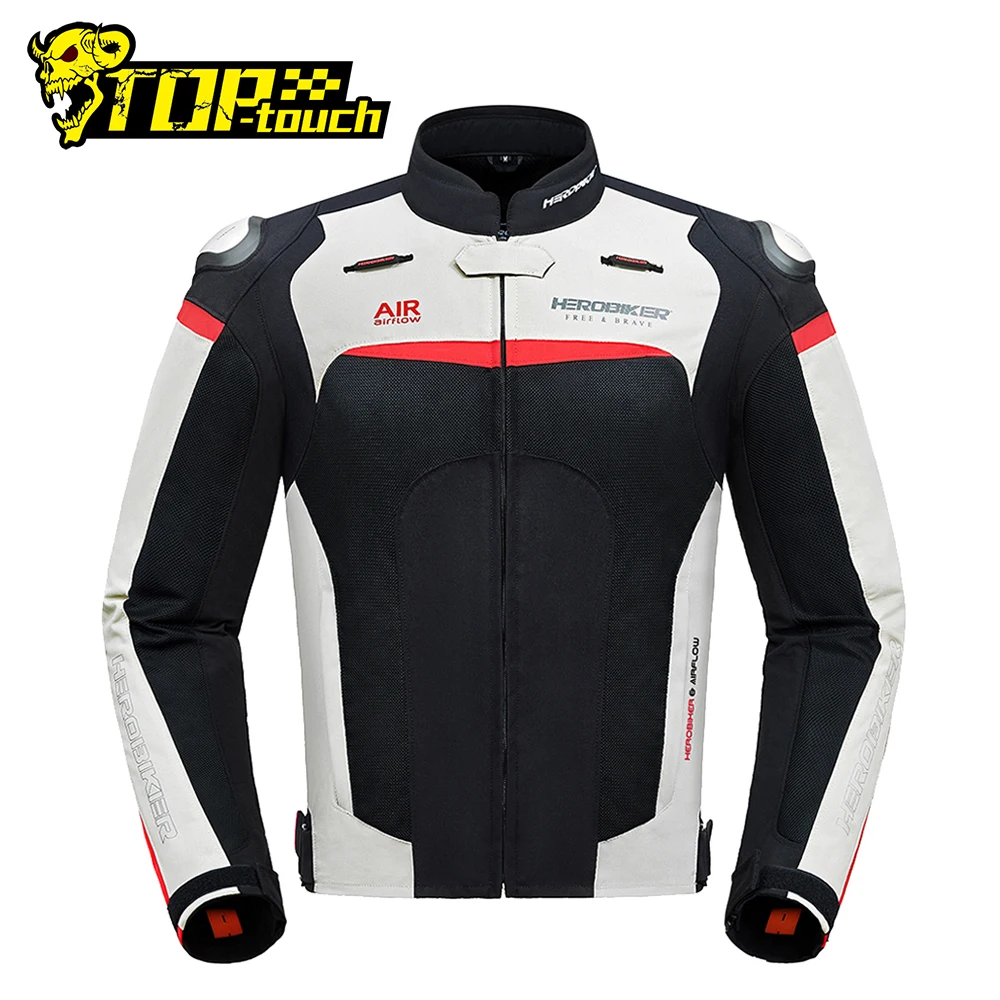 HEROBIKER летняя мотоциклетная куртка для мужчин Chaqueta мотокросса внедорожников