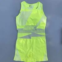 2pcs tracksuit women sport suit gym set sexy bra vest seamless shorts workout running clothing gym wear athletic yoga set