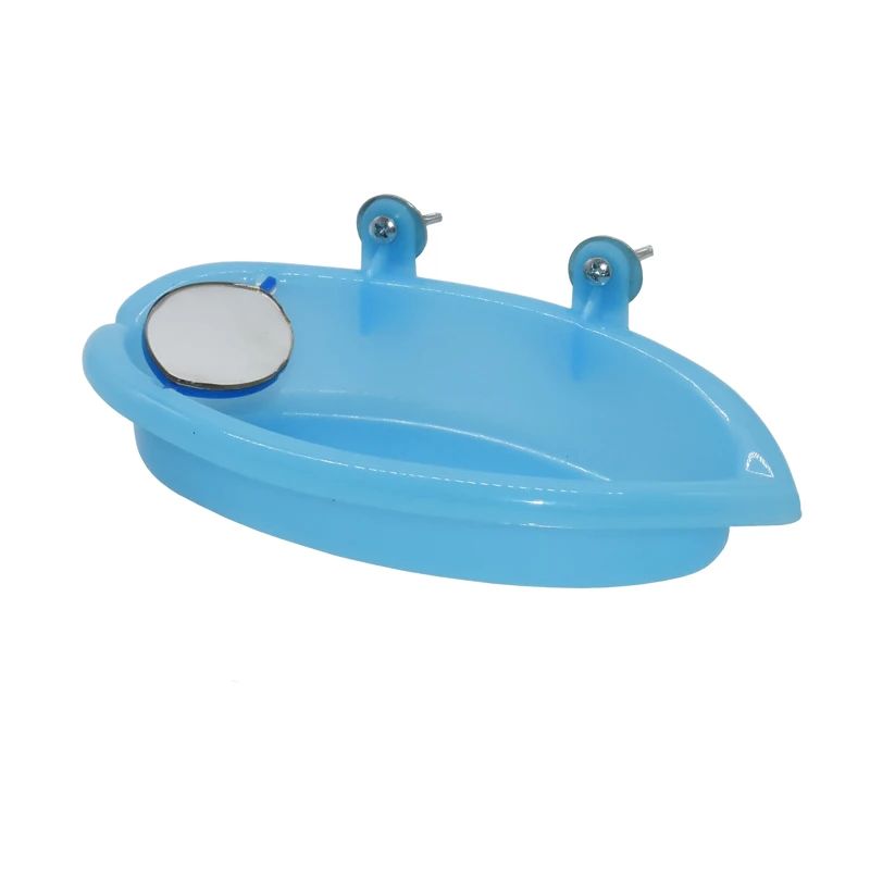 Ванна для попугая с зеркалом клетка домашних животных аксессуары зеркало птиц