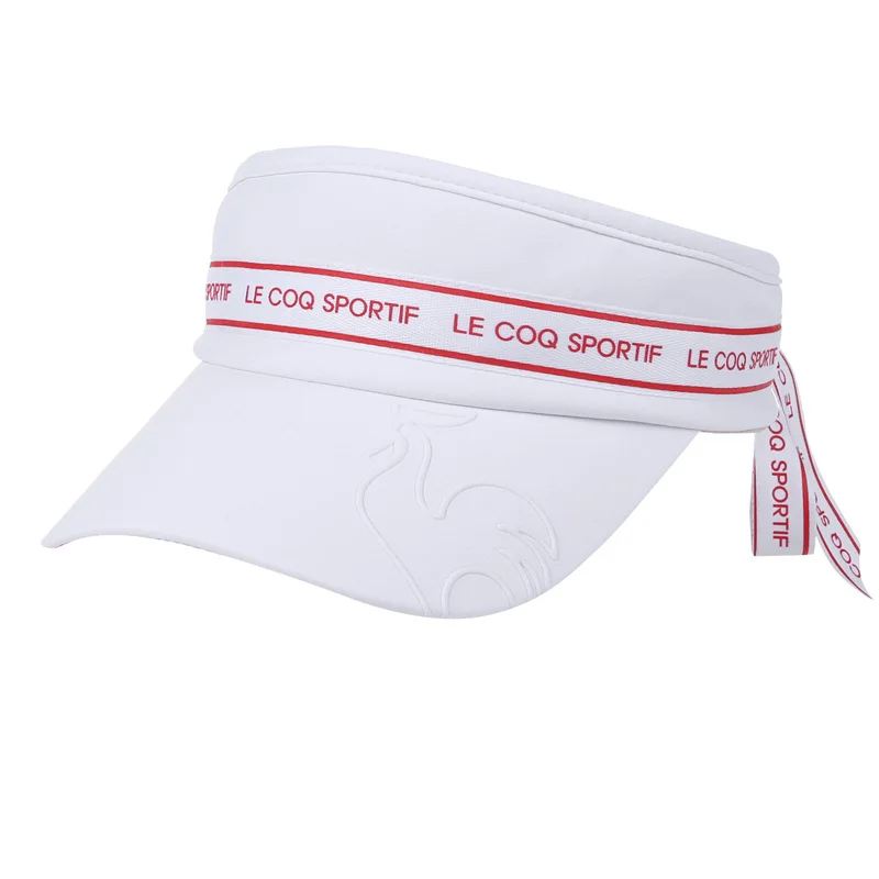 golf hat for women outdoor visor with ribbon ladies golf visor empty top hat for girls