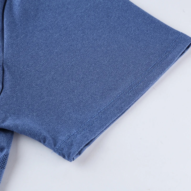 Men Tshirt Sports Workout Fitness Fashion Back Print Short Sleeve Quick Dry Outdoor Jogger Training Top Running Breathable Tee