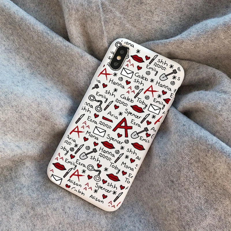 TPU PLL tv Show Pretty little liars TPU Мягкий силиконовый чехол для телефона iphone 11 11Pro 11Pro Max X XR XS Max 6s 7 8 Plus чехол - Цвет: TPU