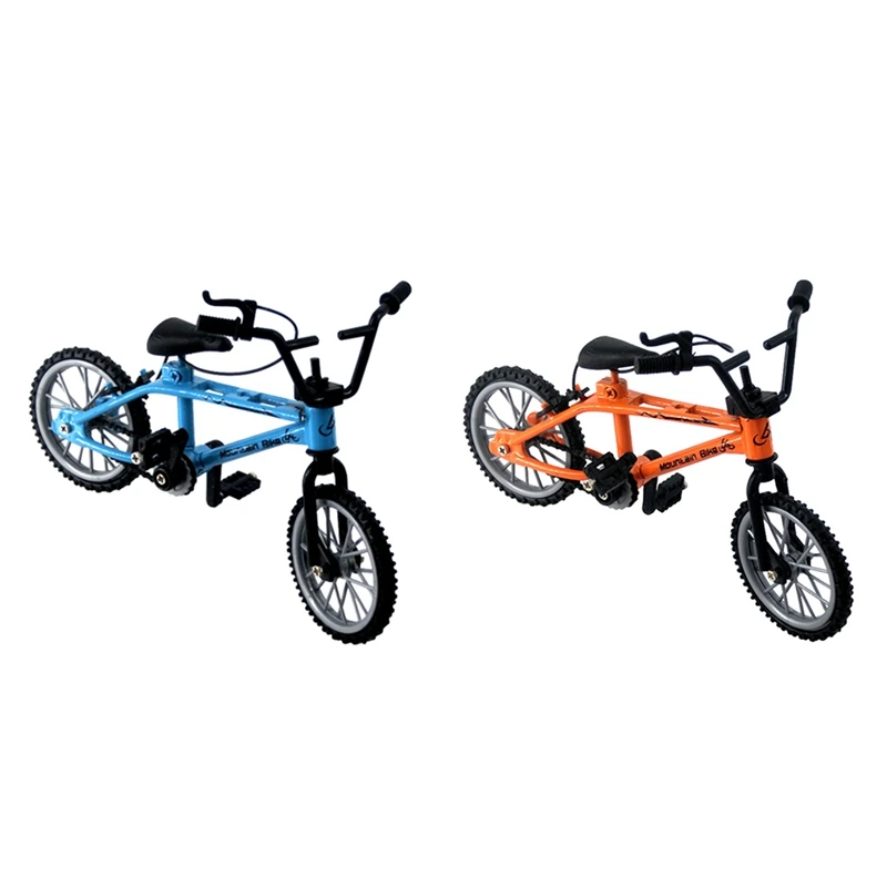 

Модель велосипеда для горного велосипеда 1/10 RC Crawler Axial SCX10 Traxxas TRX4 D90 Tamiya CC01 декоративная, синяя и оранжевая, 2 шт.