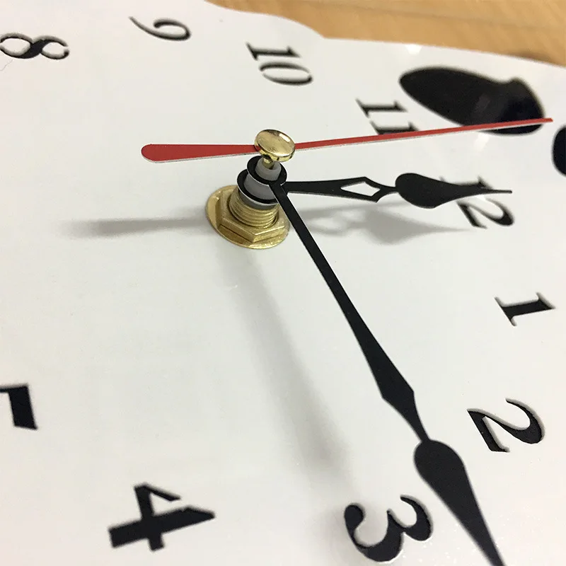 Настенные часы с изображением собаки креативные акриловые настенные подвесным