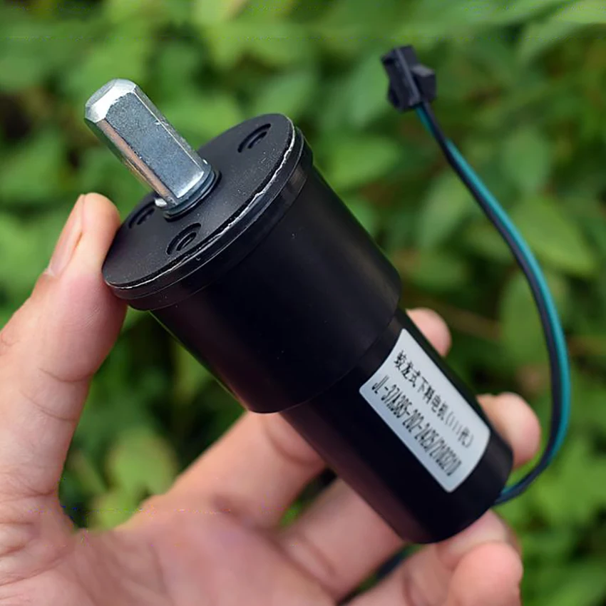 

High Torque Electric Motor Replacement DC24V 25 Rpm with Metal Gear Box ZGA37-385 Reducer Motor Silent Waterproof Protection