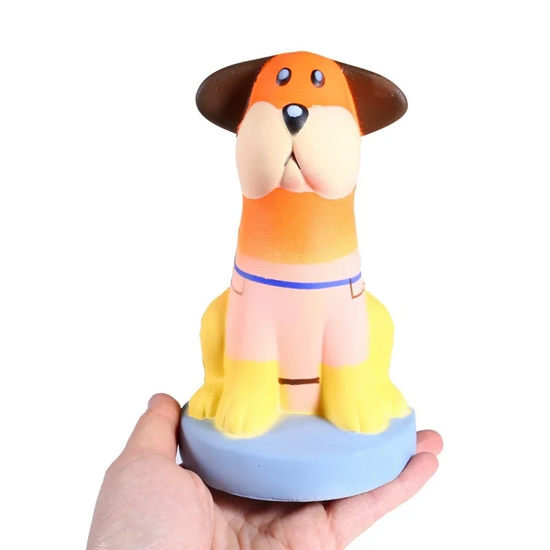 Kawaii perro de dibujos animados Squishy Slow Rising squeak Toys crema perfumada Squishies Fun Kids Relieve juguetes fiesta cumplea&ntilde;os regalo de Navidad-2