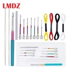 Набор пробойников для вышивания LMDZ, 15 шт.компл., инструменты для вышивки крестом игл для вязания крючком, иголки и нитки для художественной вышивки