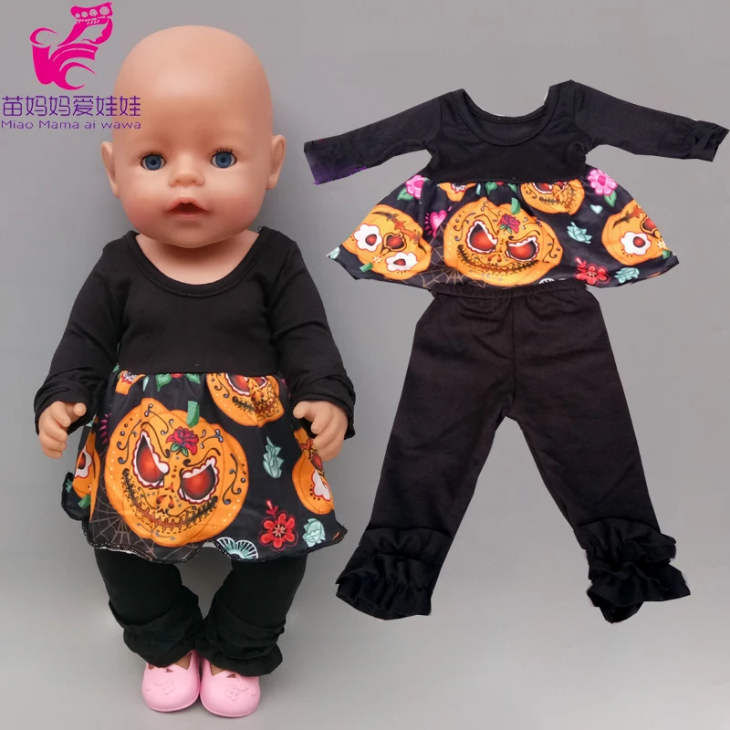 18 inch doll clothes black set for 43cm baby children girl dollbirthday gift | Игрушки и хобби