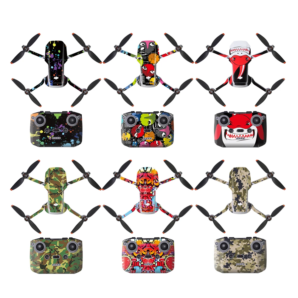 Наклейки для дрона DJI Mavic Mini 2 водостойкие защита от царапин материал винил |