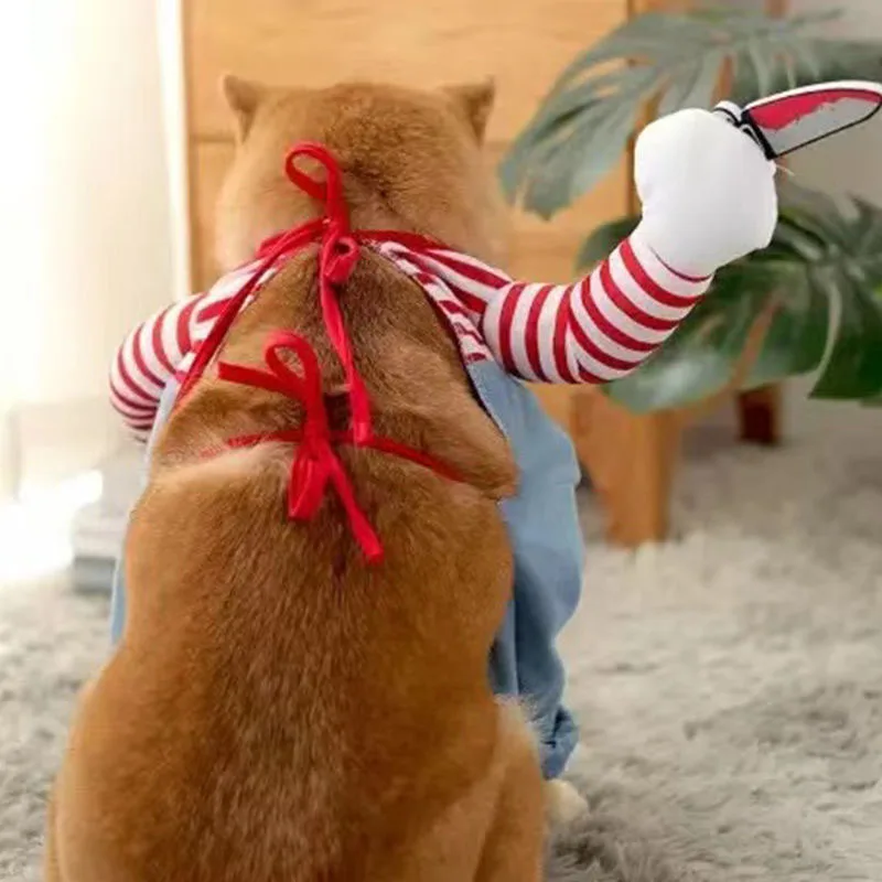 Хэллоуин костюмы для животных Регулируемый забавная домашняя одежда собак