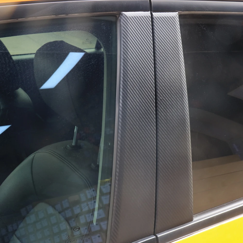 4 шт./компл. наклейка из углеродного волокна с защитой от царапин|Наклейки на