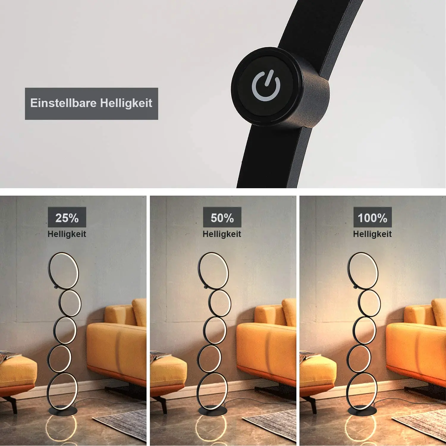 

Nordic LED Floor Lamp Standing Light for Living Room,Home Decoration Bedroom Bedsides Dining Room Floor Lighting Fixtures