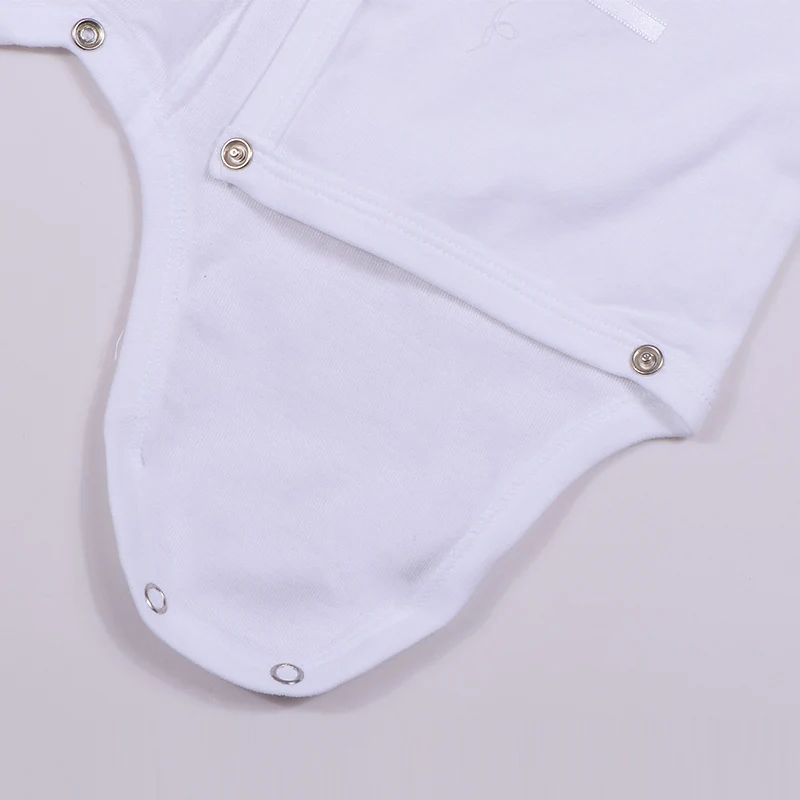 Комбинезон для мальчиков и девочек 3 шт. белое боди с длинным рукавом кимоно