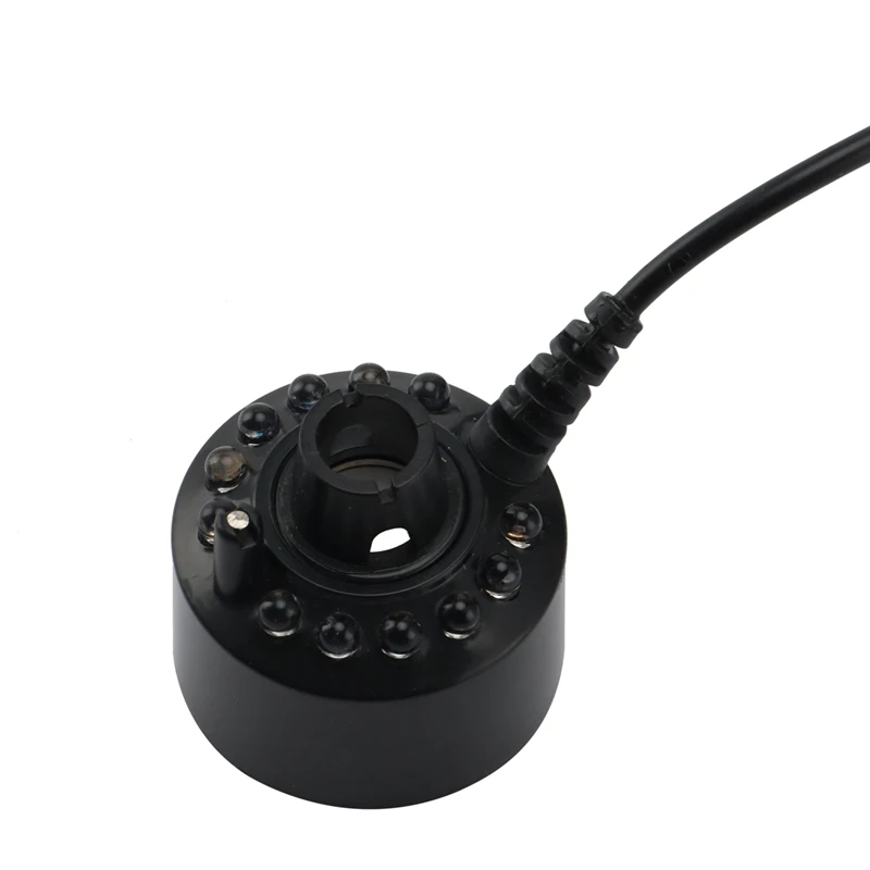Atomization Fog Machine 12 LED Mist Maker Pond Fountain Power Cable 110-240V Plug Supply Humidifier EU | Бытовая техника