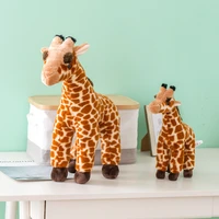 new hot huggable new cute real life giraffe plush toys stuffed animal dolls simulation giraffe toys for children kids gift