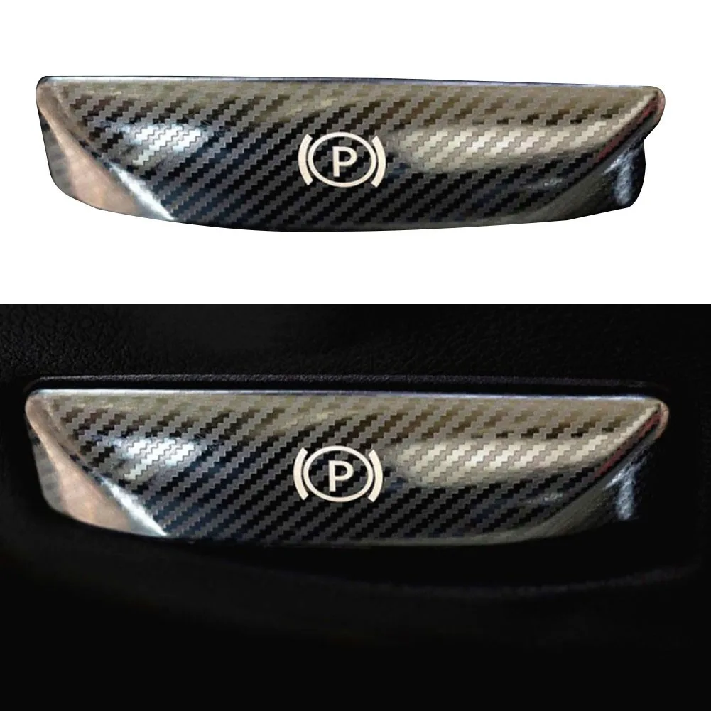 

Car Foot Brake Switch Frame Cover Trim For Mercedes Benz C W204 E W212 Class Carbon Look Car Accessories