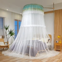 lace round large mosquito net hanging dome simplicity mosquito net for king size bed bedroom tent klamboe home decoration ek50mt