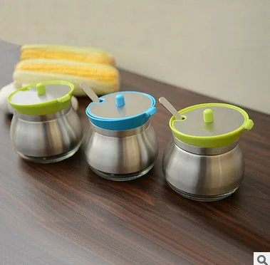 Приправа из нержавеющей стали кастрюля для приправ кухонная утварь соль перец