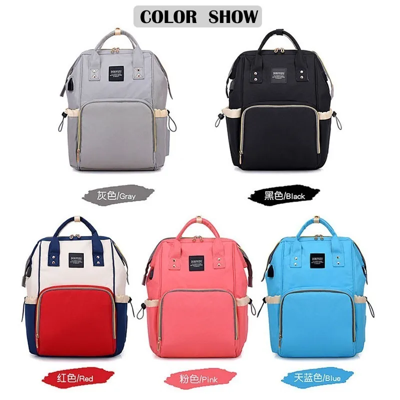 Mochila land mommy Сумка для беременных USB рюкзак Детская сумка для подгузников большой дорожный рюкзак детский Органайзер коляска сумка для кормления