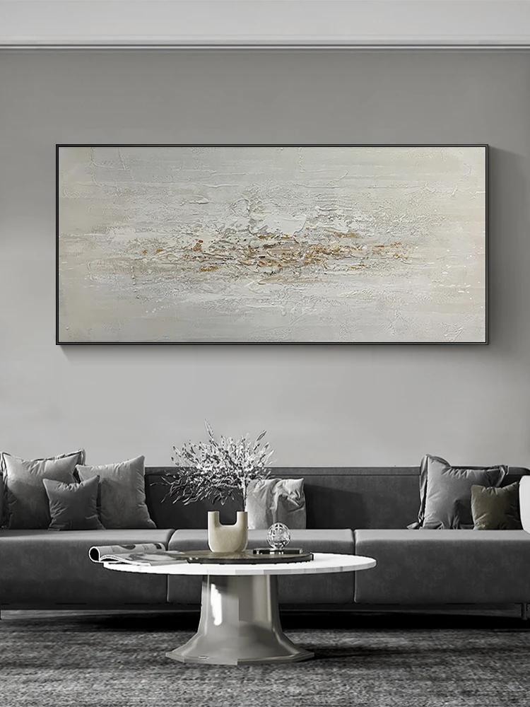 

Scandinavian Style Horizontal Living Room Sofa Background Wall Decorative Painting 24X48Inch(60X120CM)