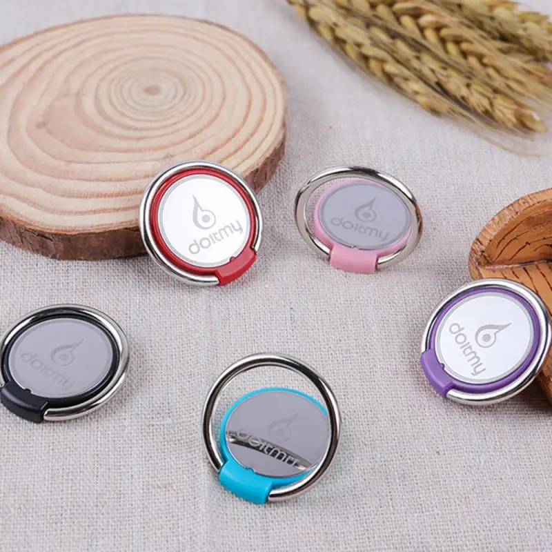 

Luxury Metal Mobile Phone Socket Holder Universal 360 Degree Rotation Finger Ring Holder Magnetic Car Bracket Stand Accessories