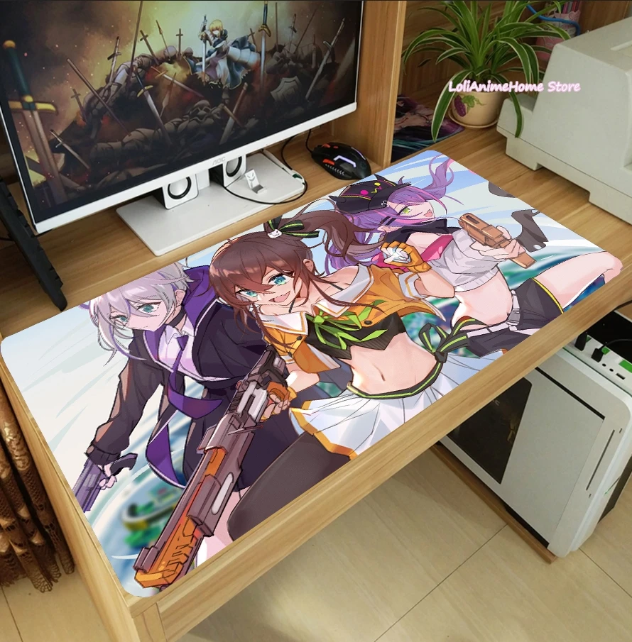 Большой игровой коврик для мыши Tokoyami Towa Hololive YouTuber |