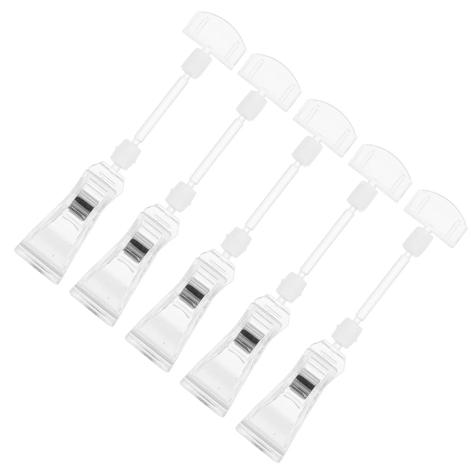 

5pcs Food Sign Holder Practical Desk Sign Stand Creative Price Display Rack