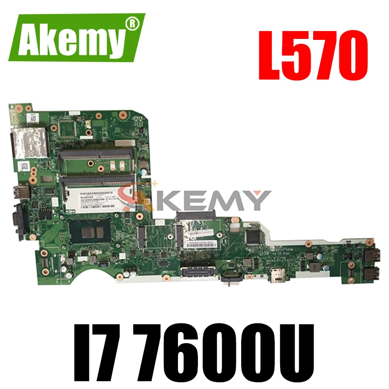 

Akemy For Lenovo ThinkPad L570 Notebook Motherboard LA-C422P I7 7600U CPU DDR4 100% Test Work FRU 01ER225 01ER227 01ER229
