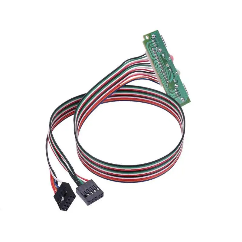 Чехол для ПК с 2 портами USB 0 и передней панелью|Кабели VGA| |