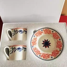 Керамическая кружка, кофейная чашка, китайская стандартная чайная чашка в стиле барокко, винтажный подарок на день рождения, кофе, подарок на день рождения, домашний декор